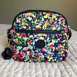 Kipling Triple Zip Compartment Crossbody Bag
